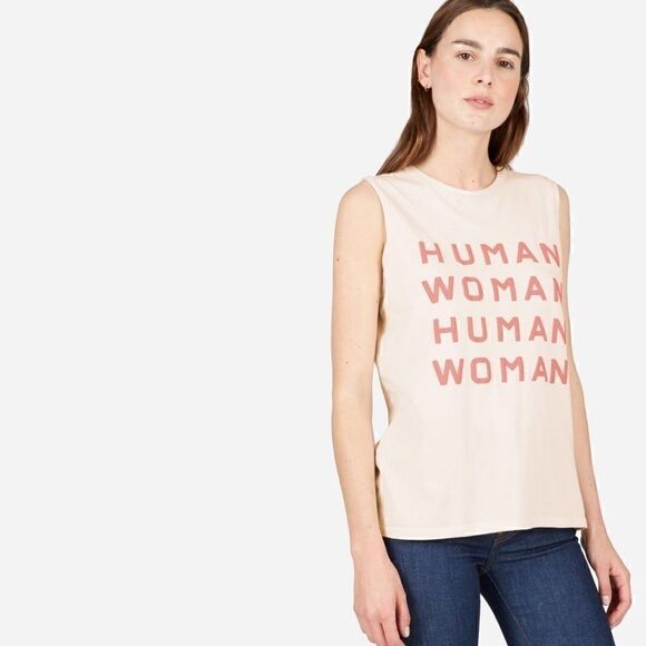 Everlane Human Woman blush tank top NWOT - Picture 2 of 4